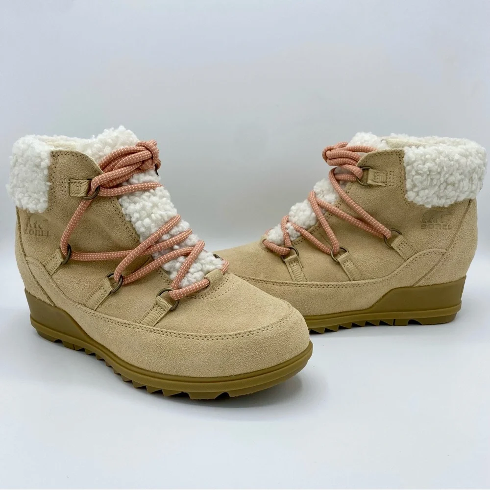 Sorel Ceramic Paradox Pink Evie Wedge Bootie Size 9.5